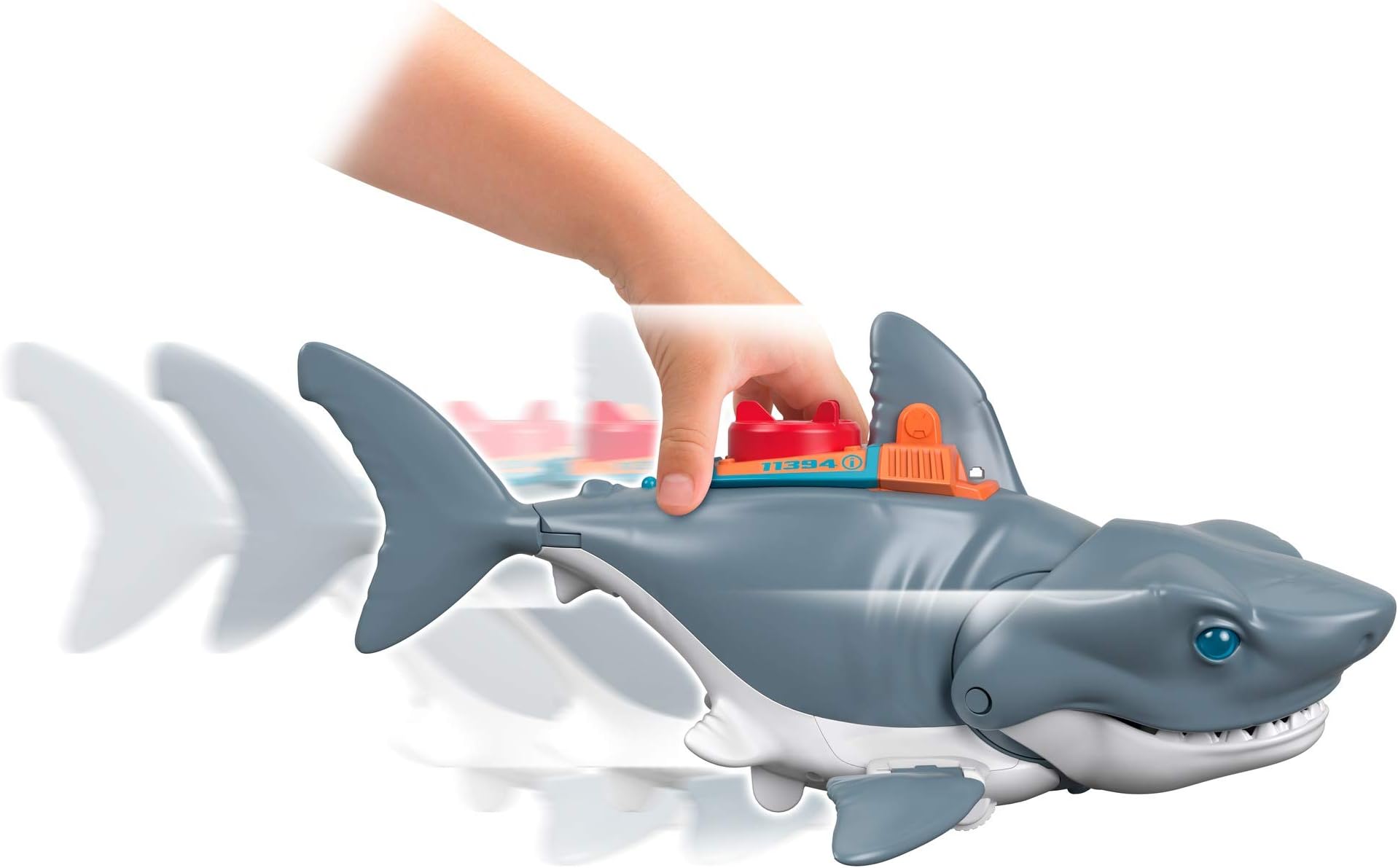 Imaginext Mega Bite Shark, Figure Set with Realistic Motion