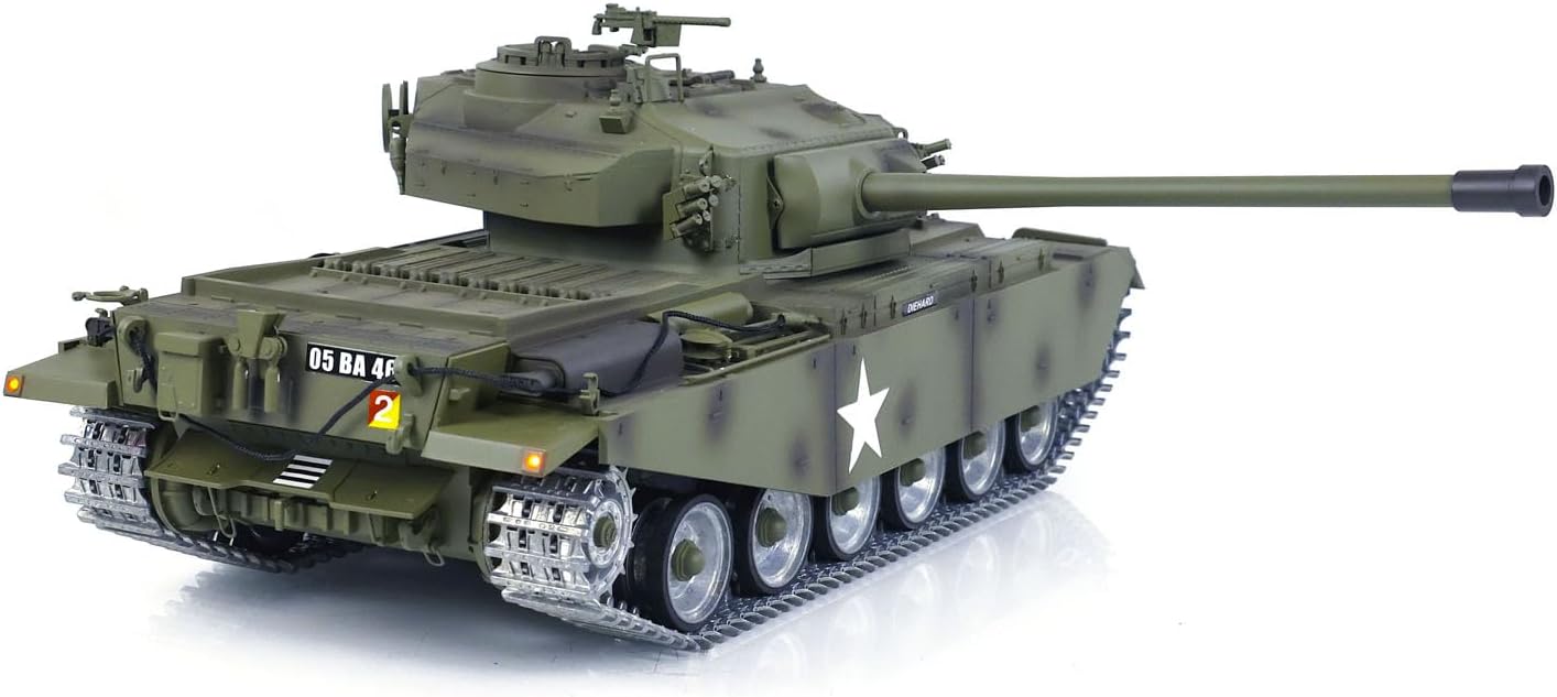 TOUCAN RC HOBBY Tongde 1:16 RC Tank British Centurion MK5 BB & Infrared Battle Tank Metal Tracks