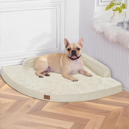 Miniatura 42 de Cama grande para perros – Cama ortopédica XL de espuma viscoelástica tipo cartón de huevos para perros con funda extraíble lavable, camas