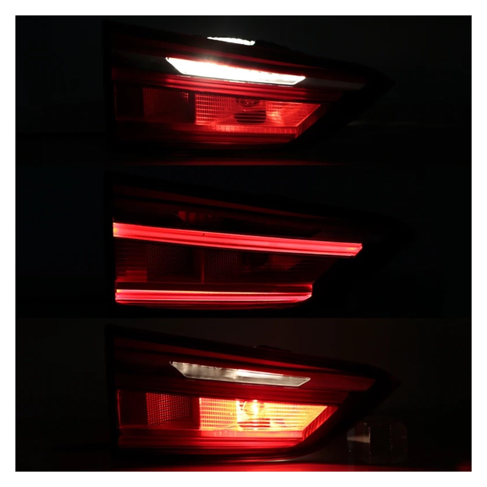 Faros Traseros Para X1 2016-2019, luz LED interior para coche, conjunto de luz trasera, luz de frenos, lámpara de advertencia, parachoques de marcha atrás Automotive Piloto Trasero ( Tamaño : Left Ins