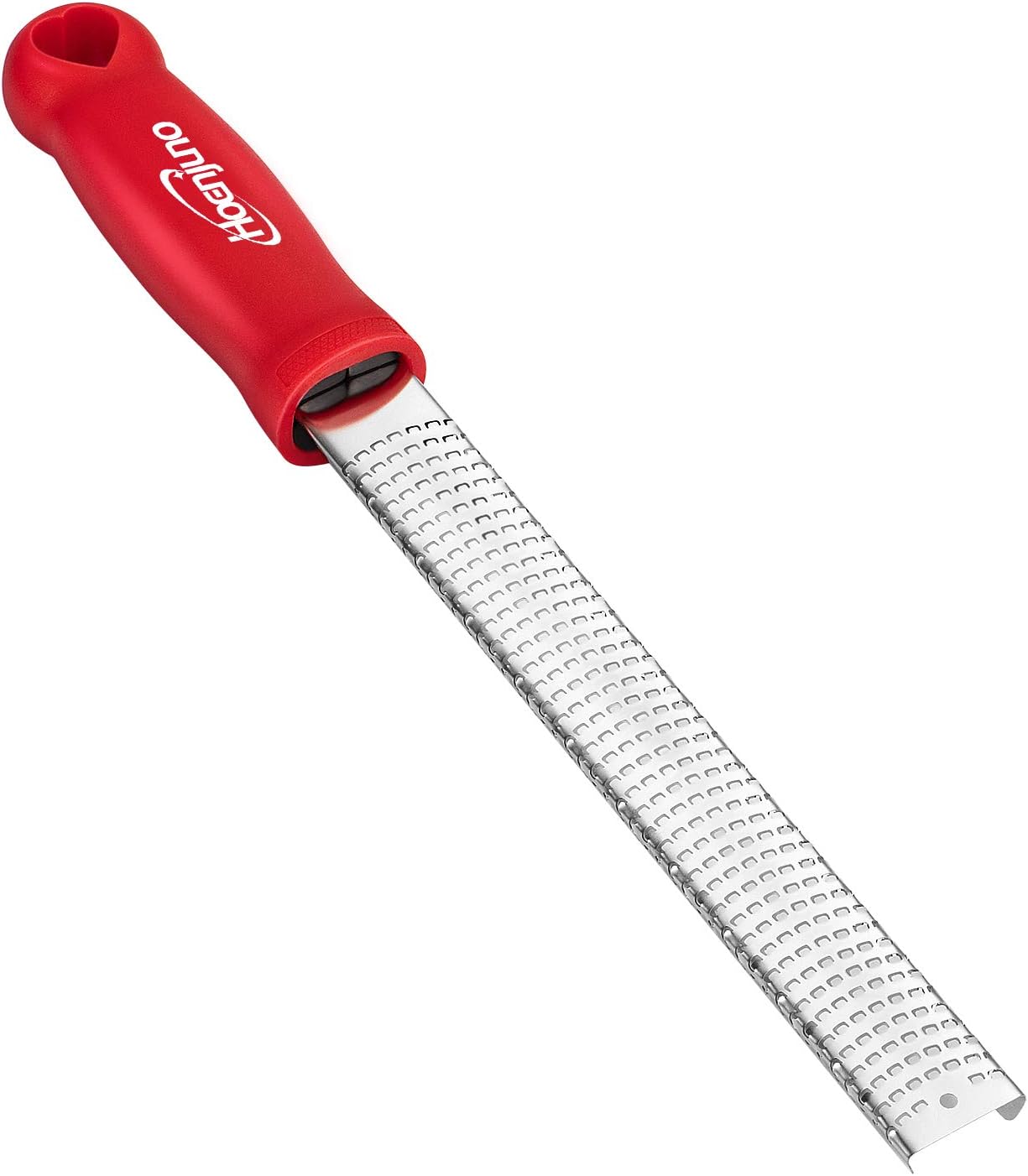 Love Handheld Cheese Grater Stainless Steel Zester for Lemon, Ginger, Garlic, Nutmeg, Chocolate, Vegetables, Fruits with Protect Cover