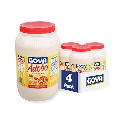 Goya Foods Adobo - Condimento multiusos con pimienta 75 libras paquete de 4