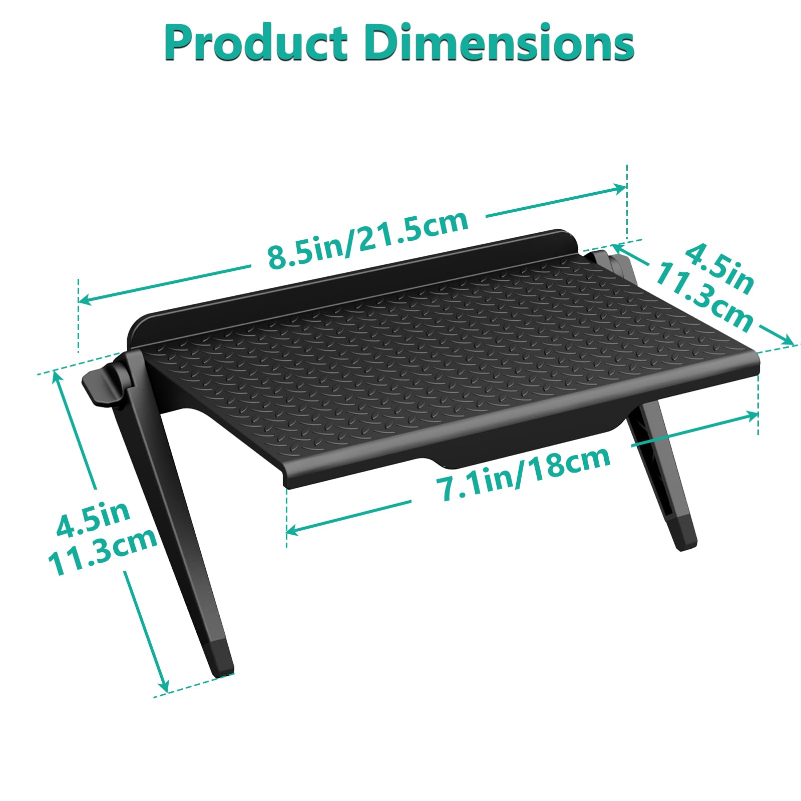 Snapklik.com : WALI TV Top Shelf 2 Pieces, 8 Inch Adjustable Monitor ...