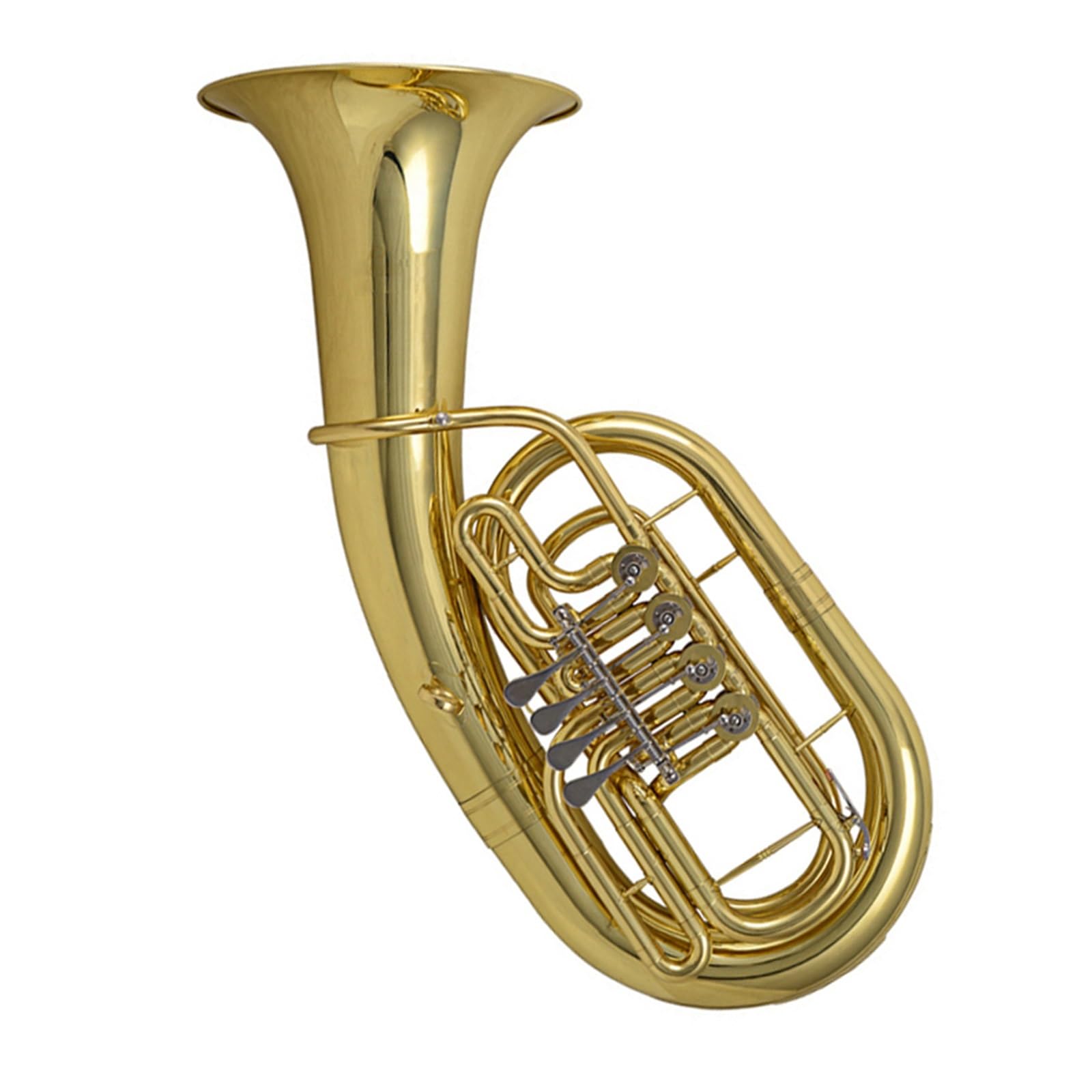 Euphonium Euphonium Mit Vier Drehventilen B Ton Aus Messing Geeignet Für Anfänger Und Erwachsene Langlebig