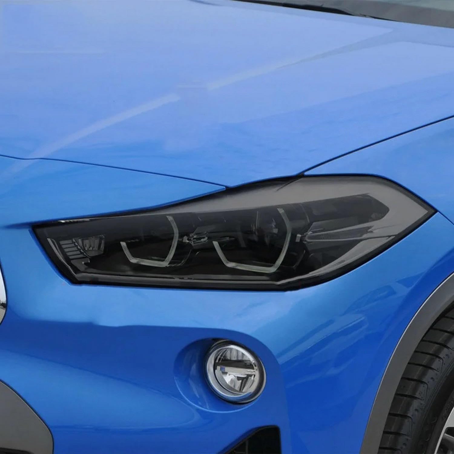 Film Phare TPU BMW X2 F39 Protection Optique Transparent Autocollant Auto
