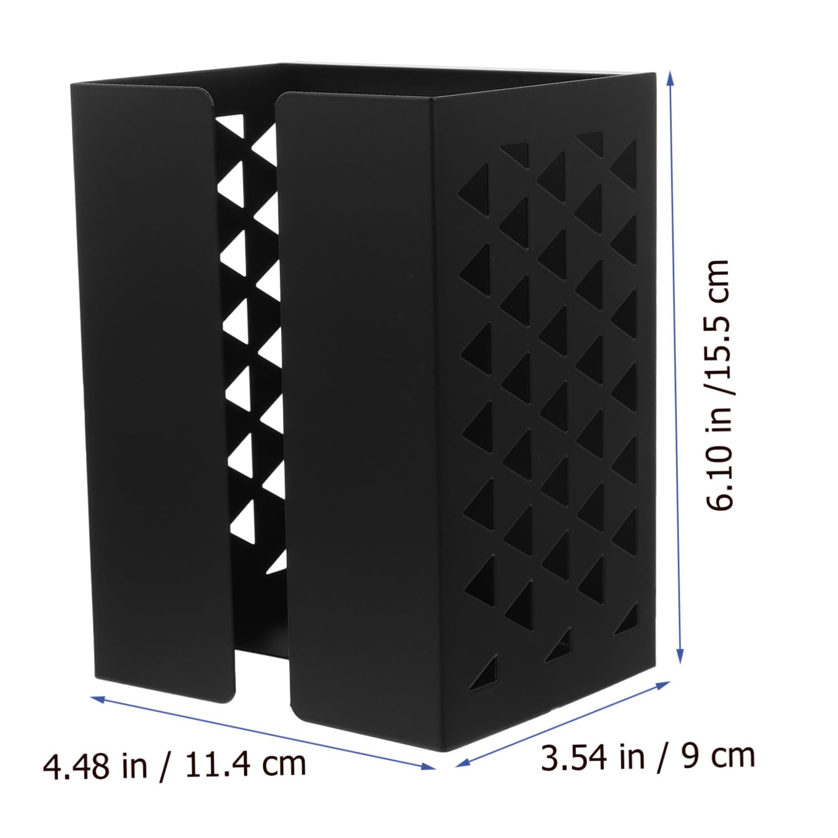 Alipis Iron Tissue Box Holder Magnetic Tissue Box Kitchen Napkin Box Refrigerator Tissue Storage