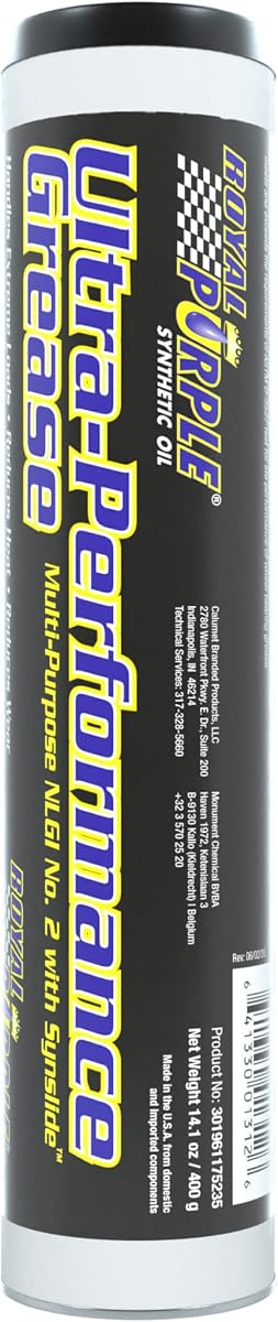Royal Purple 01312 NLGI No. 2 High Performance Multi-Purpose Synthetic Ultra Performance Grease - 14.1 oz.
