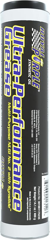 Royal Purple 01312 NLGI No. 2 High Performance Multi-Purpose Synthetic Ultra Performance Grease - 14.1 oz.