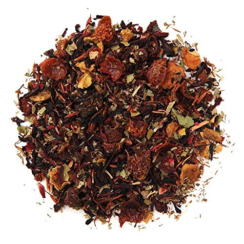 Image of Organic Positively Tea Company, Very Berry Citrus, Herbal Tea, Loose Leaf, 4 Ounce