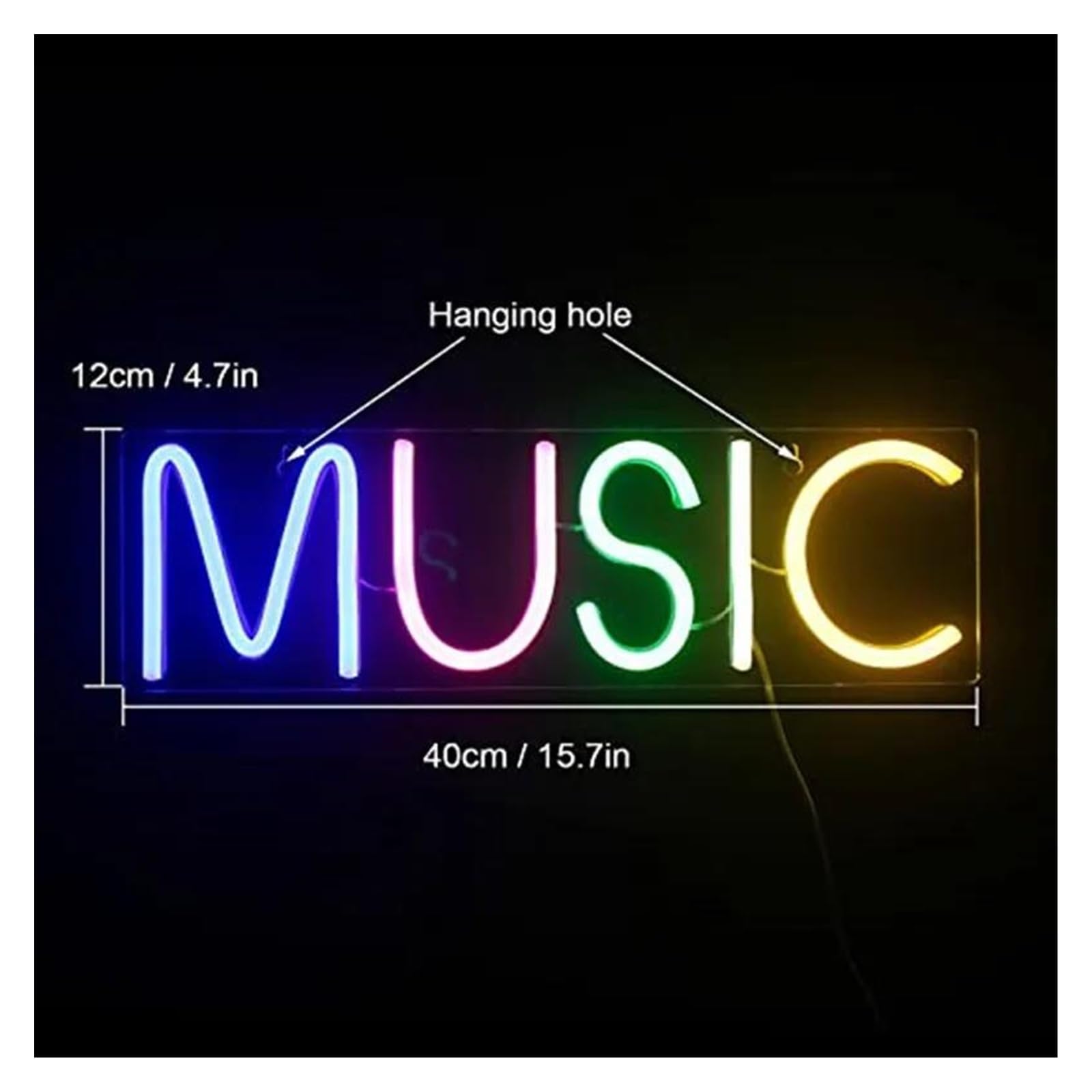 Insegna al Neon LED Musica Insegna Al Neon Personalizzata Led Matrimonio Casa Camera Festa Di Compleanno Bar Negozio Decorazione Decorazione Della Parete