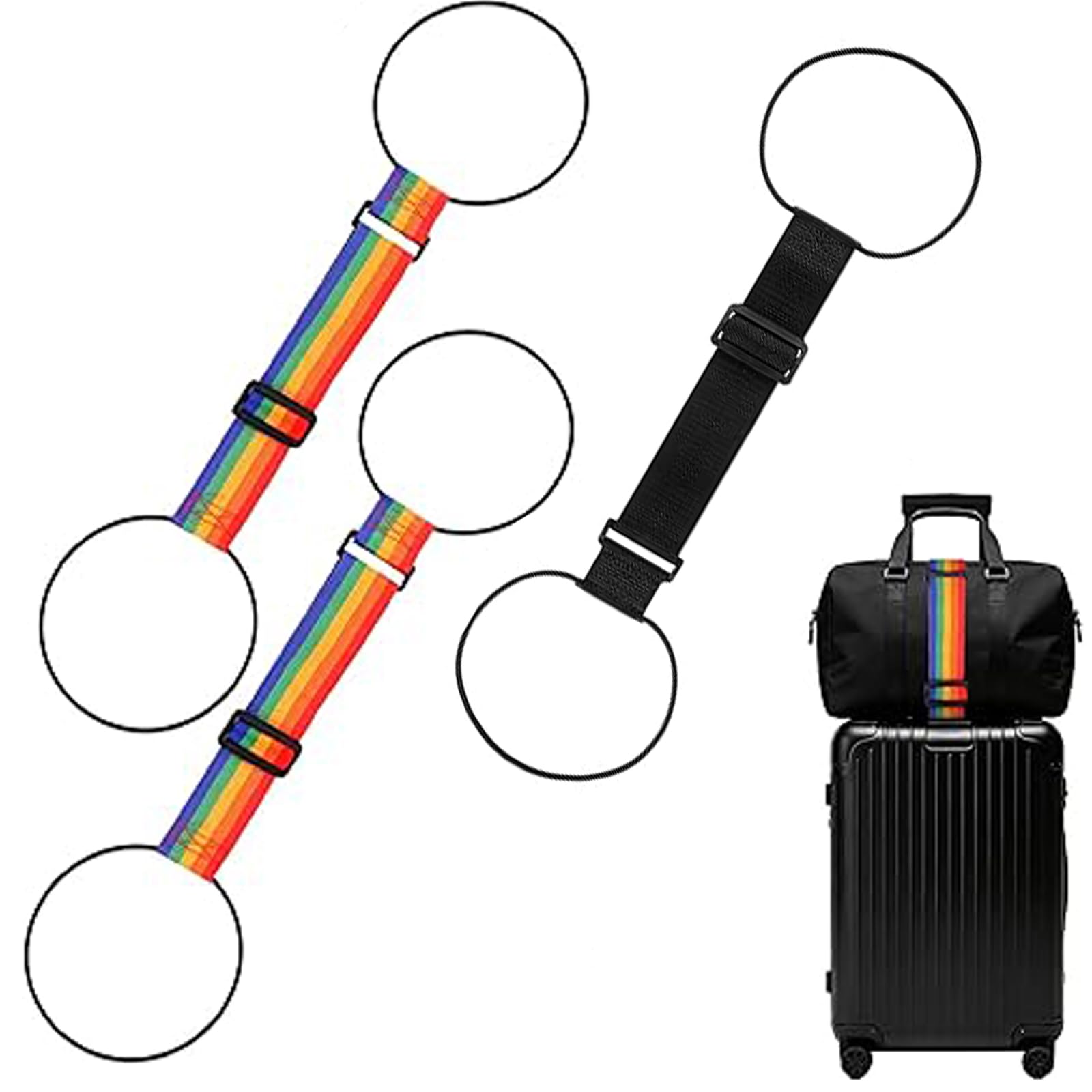 gzrc-yddk 3PCS Luggage Straps for Suitcases, Luggage Strap, Bag Strap, Luggage Belt Strap, Luggage Connector Straps, Versatile Luggage Straps for Travel Scenarios-picture-17