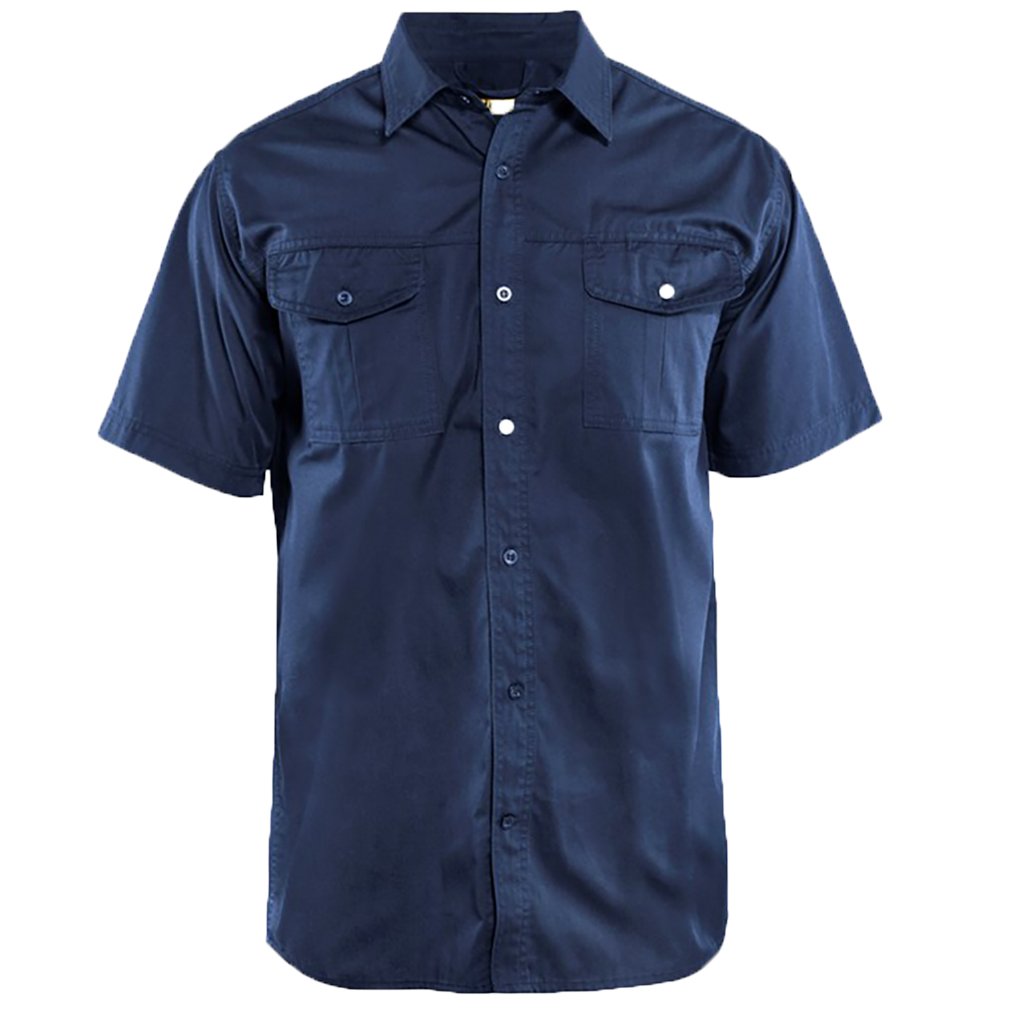 Blakläder 329611908900XXL Size 2X-Large Twill Shirt - Navy Blue