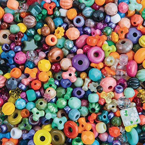 The Beadery 1-Pound Bag of Mixed Craft Beads - Thumbnail 2