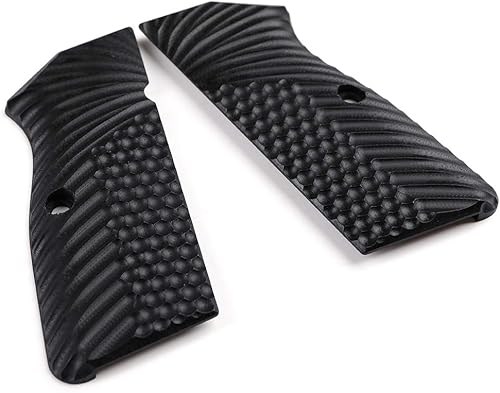 Miniatura 3 de Cool Hand Empuñaduras G10 de repuesto para Browning Hi Power y Tisas Regent BR9, textura única agresiva, 14 de pulgada delgada