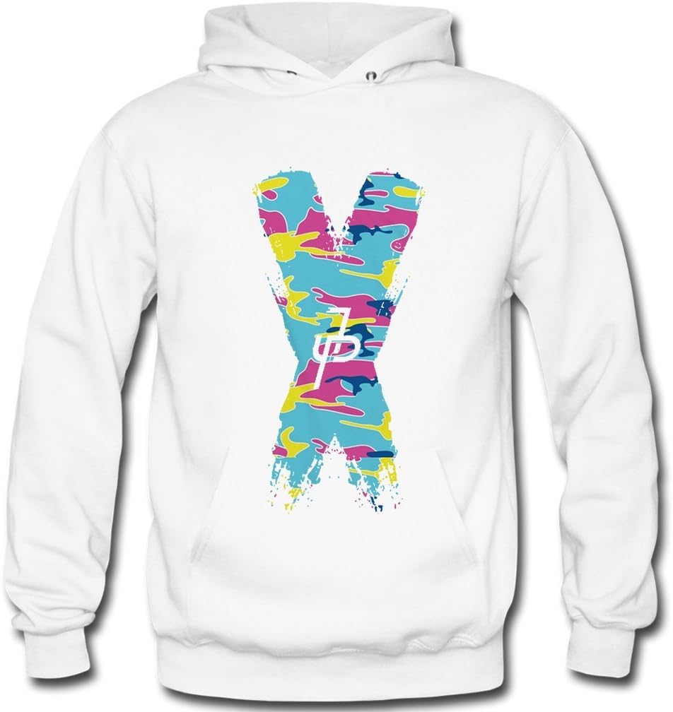 Xword Adult Jake Paul Rainbro - 8 Colors Cotton Hoodie Sweatshirt (Small, White)