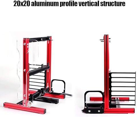 Annadue Caja Abierta para ATX, Caja de chasis de Marco de Aluminio Abierto, Plataforma de Prueba de overclocking Vertical portátil Chasis con Perfil de Aluminio, Buena compatibilidad.(Rojo) Informática,Componentes,Dispositivos externos,Cajas de ordenador de sobremesa