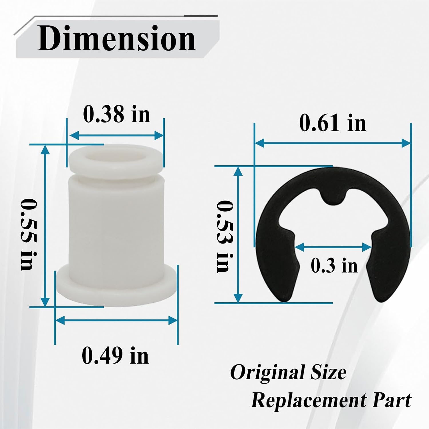 4 Sets 14073 Automotive Shifter Cable Bushing Kit, Compatible with Various Models, Transmission Shift Cable Components