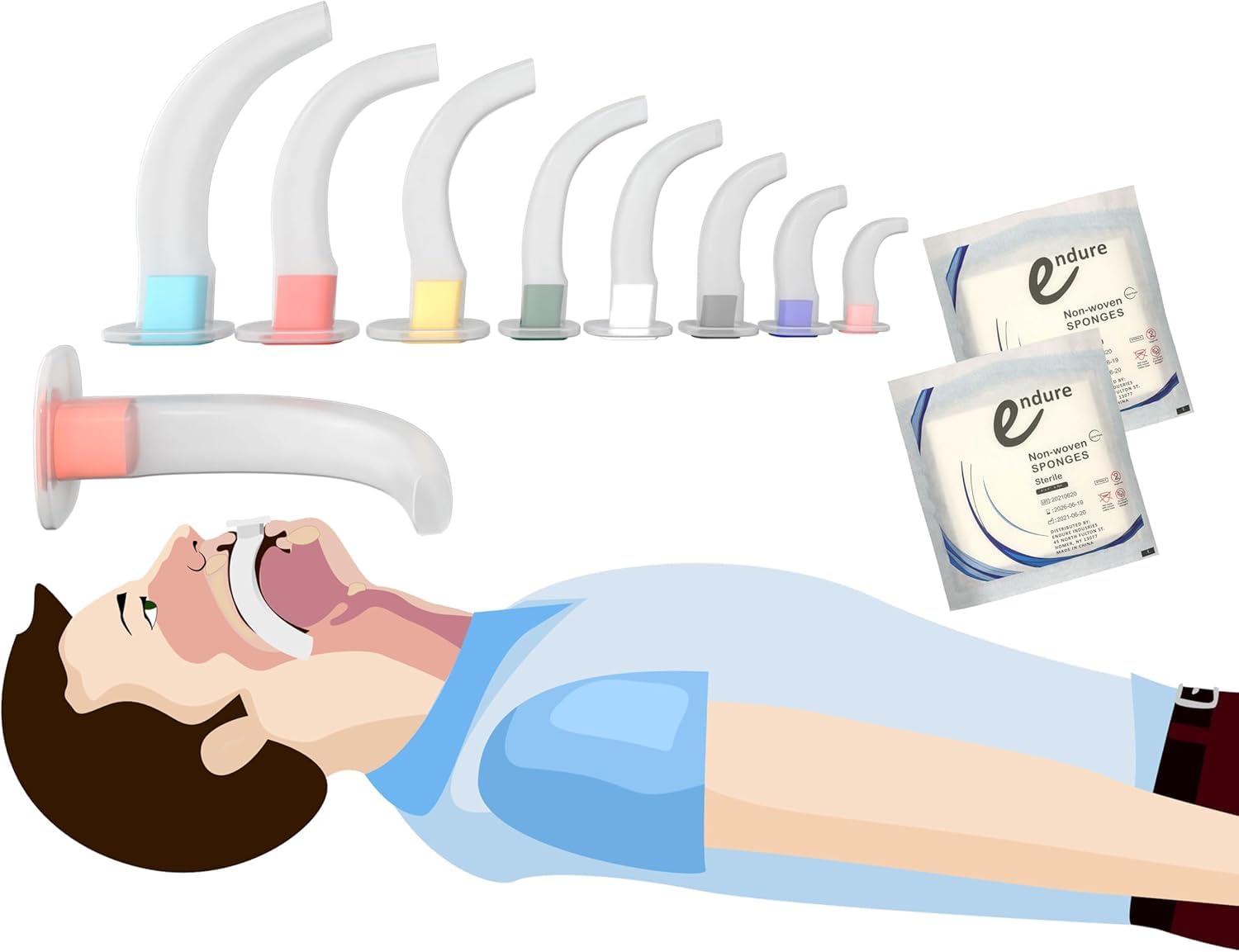 Oropharyngeal Airway Guedel Oral Airway, TOPCARE – Philippine