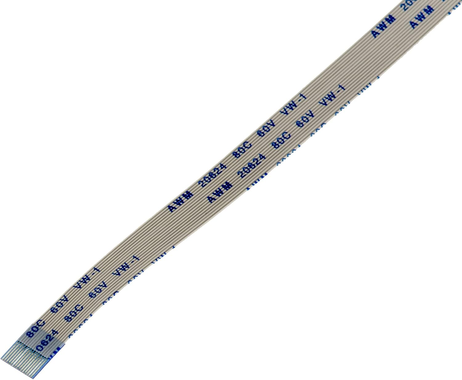 KALEA INFORMATIQUE Tablecloth ZIF FPC 15 PINS No 0.5 MM Length 200mm Width 7.5mm. Разъемы для проводов расположены на той же сторо