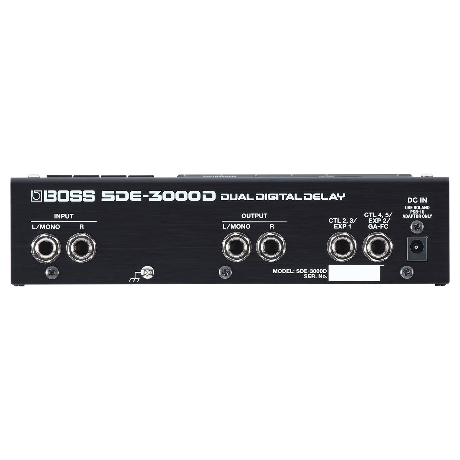 Boss SDE-3000D Dual Digital Delay Effetpedal + keepdrum kabel jack