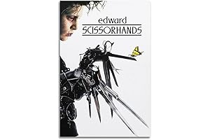 Vintage Edward Scissorhands Poster: A Captivating Addition to Any Movie Enthusiast's Collection