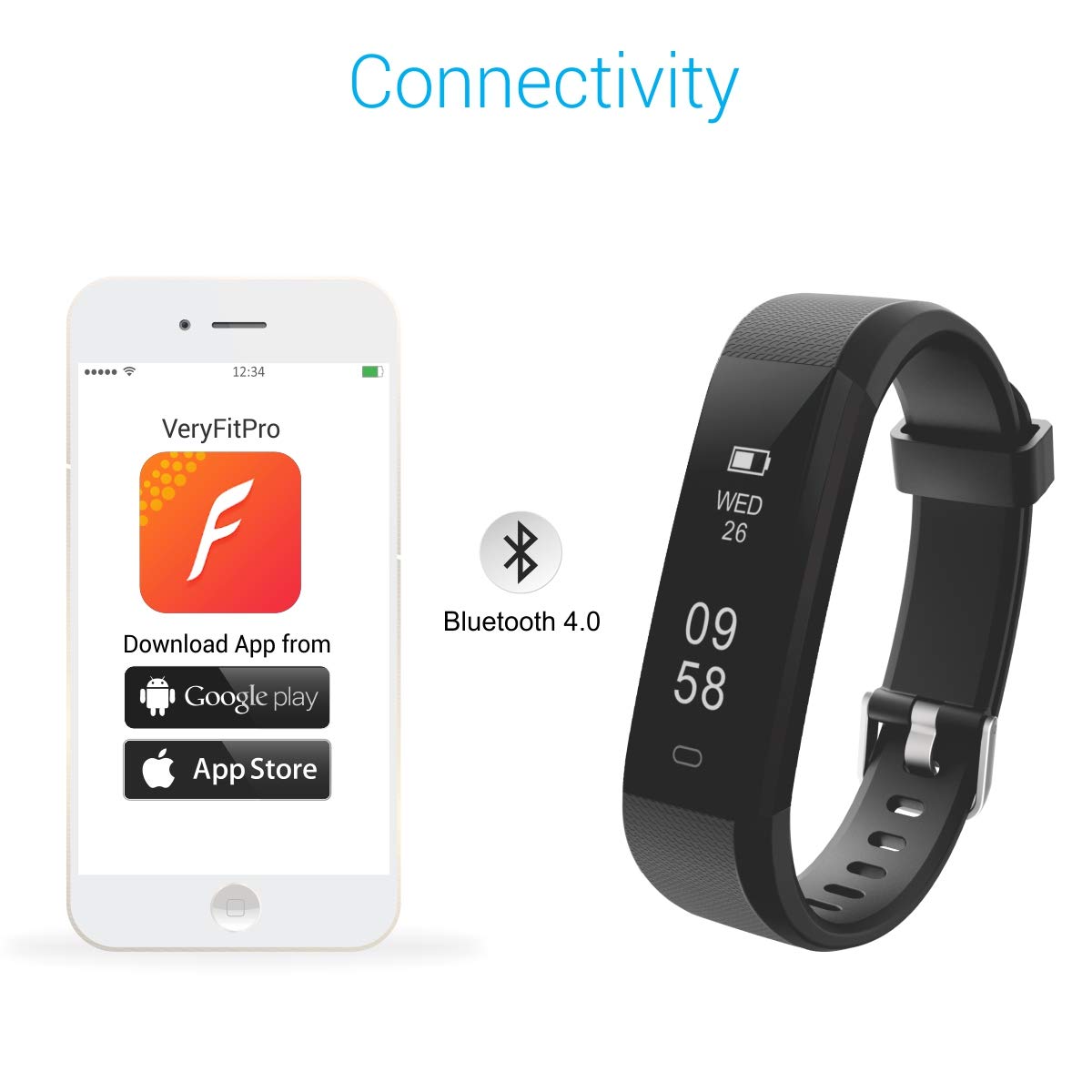 Smartwatch Yogg Smart Wristband Portronics Yogg Smart Wristband - Main Image