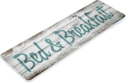 Miniatura 2 de Tinworld Letrero de lata Cama y desayuno cocina casa de campo rústico decoración de metal B467