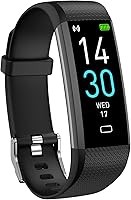 EURANS Fitness Tracker with Heart Rate & Blood Oxygen Monitor, IP68 Waterproof Sleep & Activity Tracker, Smartwatch for Men Women