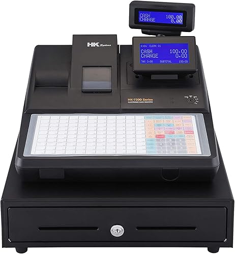 Miniatura 9 de HK SYSTEMS SAM4S - Bandeja de dinero para cajón de efectivo, agarrador de alambre de metal 57 con cubierta húmeda de 160 teclas, 5 billetes y 5