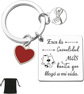 KJKJKJ Regalo Pareja Llavero Regalo de San Valentín Llavero de Pareja Personalizado de Pareja Regalo Aniversario Para Pare...