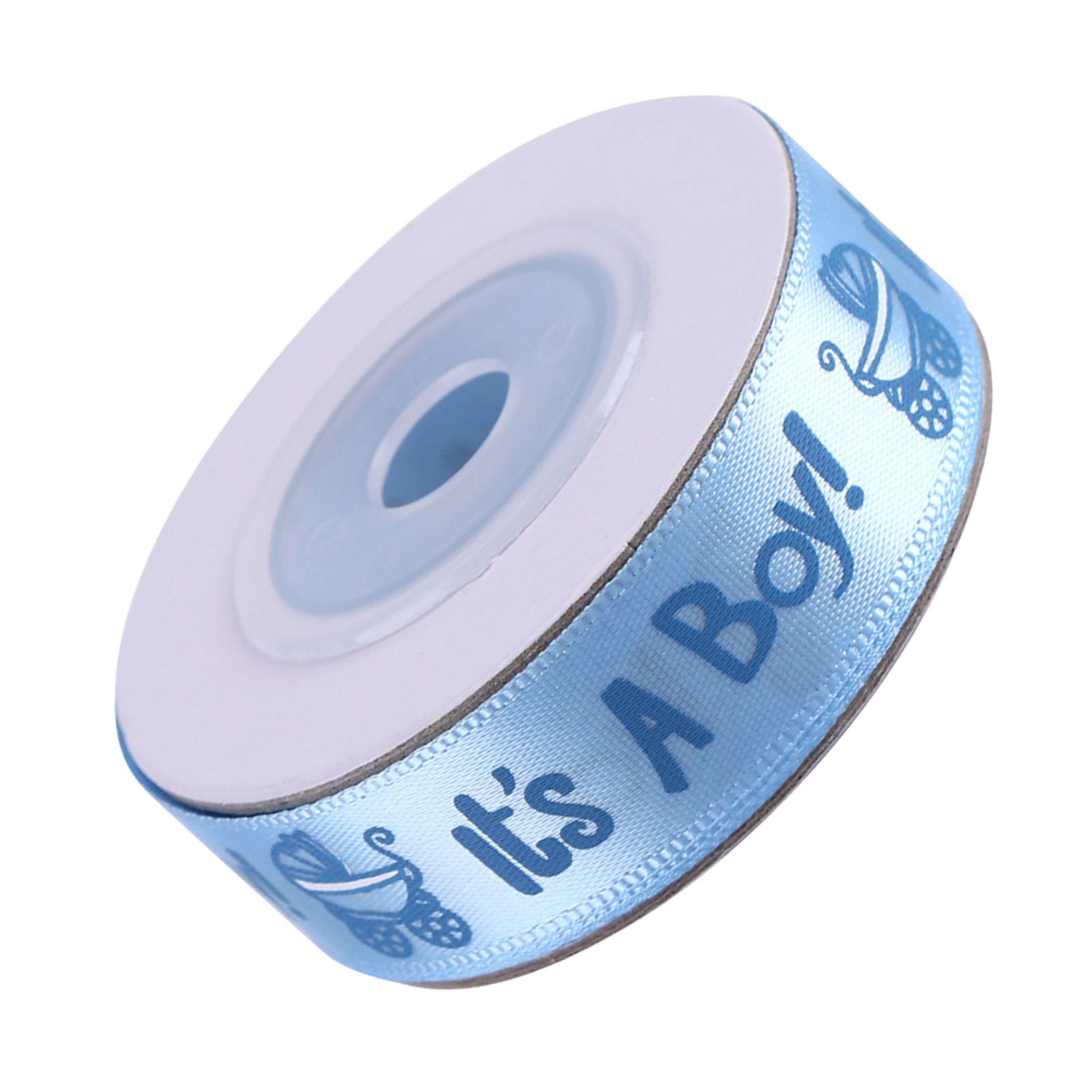 10 meter vlek lint met It's a boy print Hoogwaardig polyester lint voor
