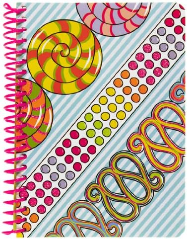 Girls Only Personal Wirebound Notebook, 100 Sheets, College Rule, 7 x 5 Inches, 1 Notebook, Cover Color May Vary (11682)