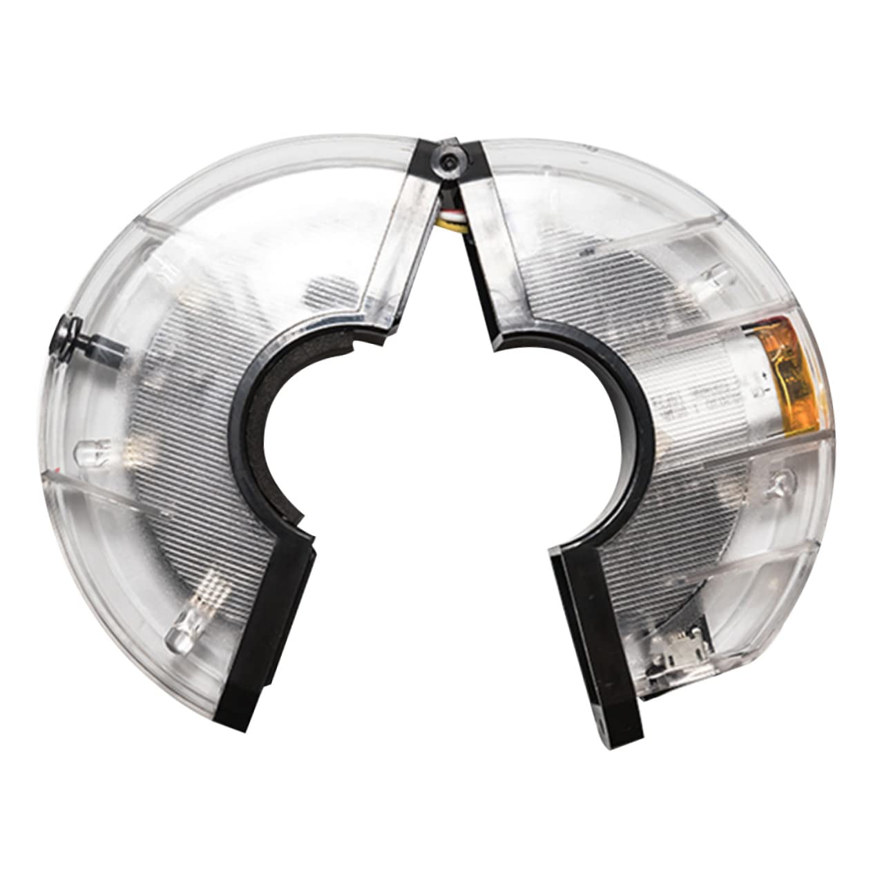 INOOMP 3pièces Lumière De Roue De Vélo LED Rechargeable USB Lampe De Sécurité Étanche pour Cyclisme Nocturne avec Modes De Couleurs