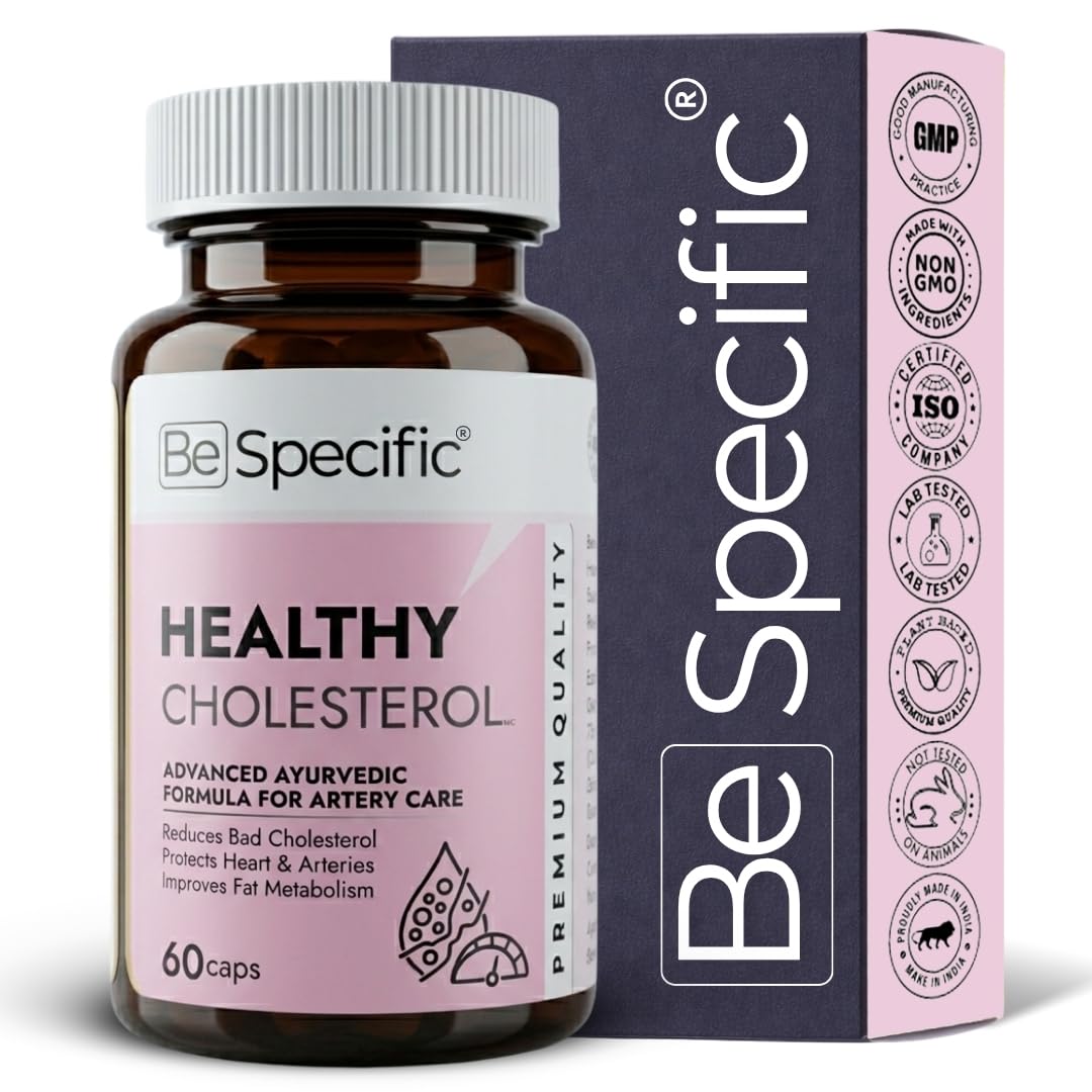 Cholesterol Care Ayurvedic Medicine (Lab -Tested) | Advanced Ayurvedic Formula for Cholesterol Control | Supports Cholesterol Balance, Heart Health & Circulation | Natural Lipid Support & Daily Wellness Formula
