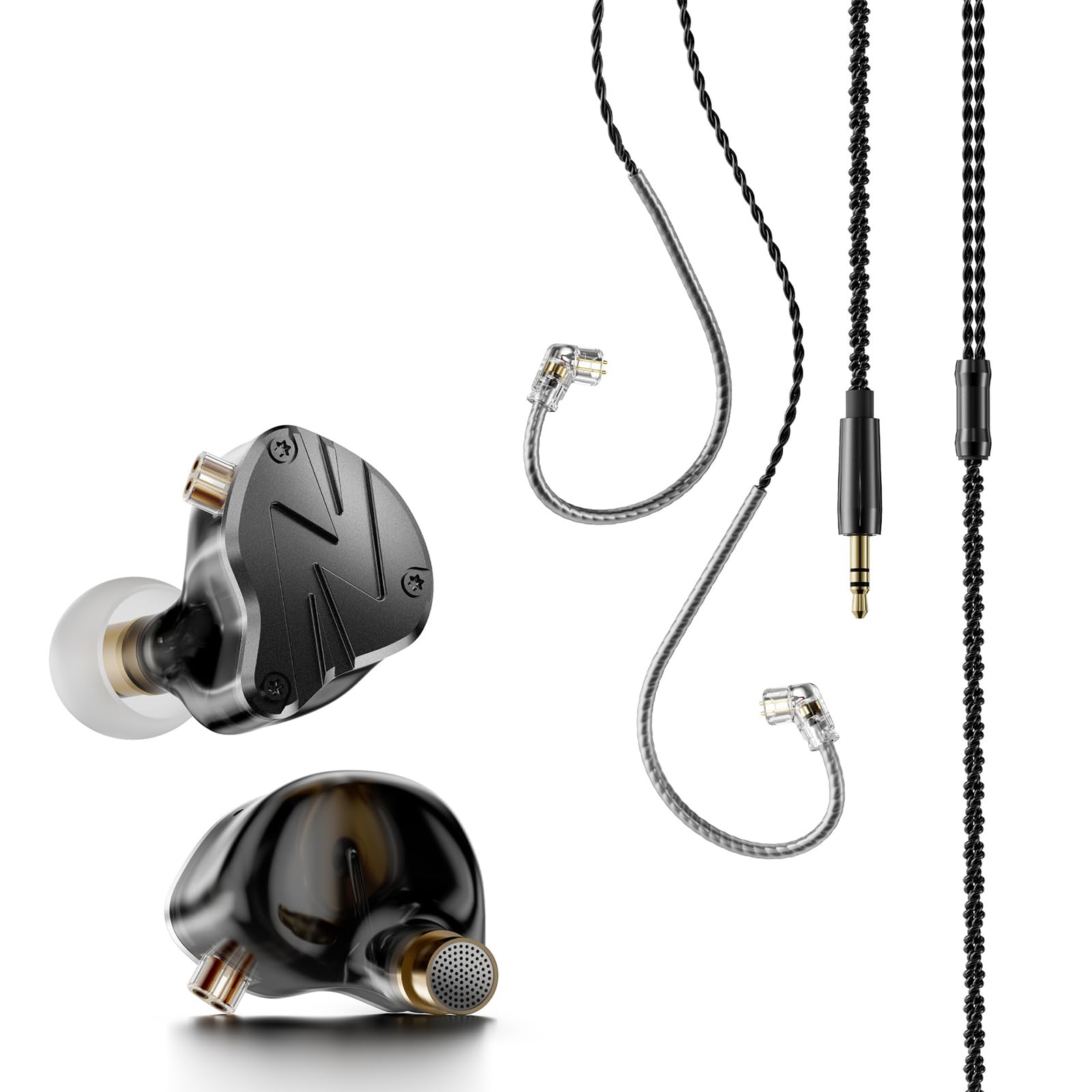 Écouteurs Intra-Auriculaires avec, Gravel Black Standard