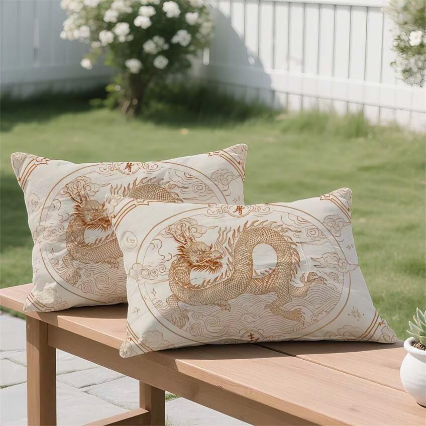 Housse de coussin 50x70cm imperméable : idée cadeau décoration - 3