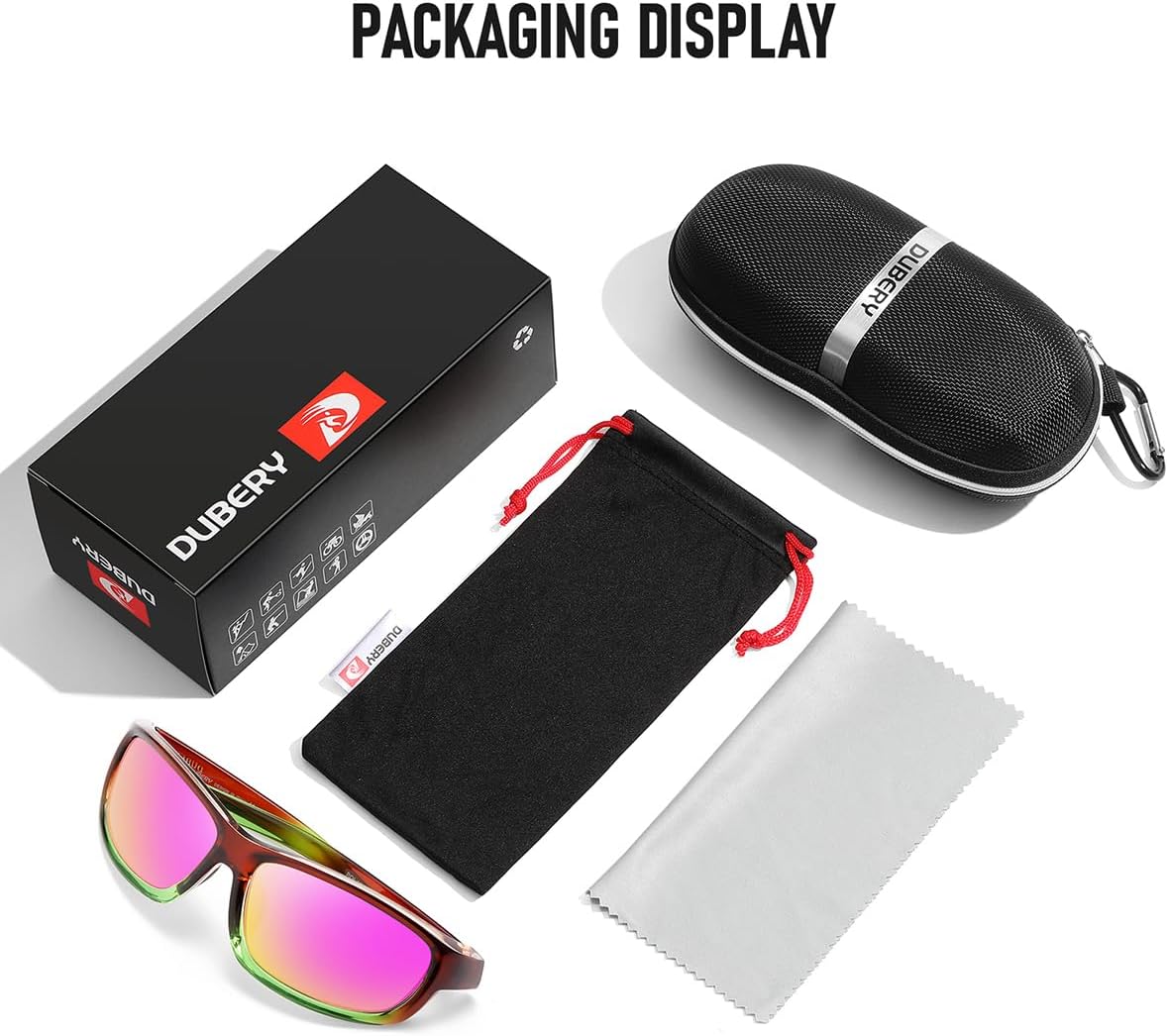 FAGUMA Sports Polarized Sunglasses For Men Women Driving Fishing Running UV400 Protection - Image 7