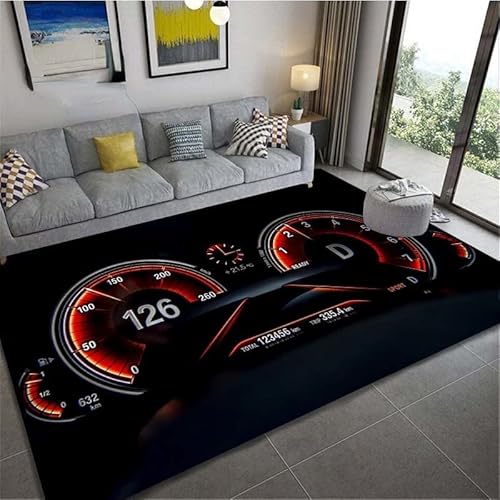 bailongma Auto Armaturenbrett Teppich Motorrad Teppich Für Wohnzimmer Bereich Teppich Badematte Kreative Fußmatte Flanell Teppich C3311 120×160CM Cover
