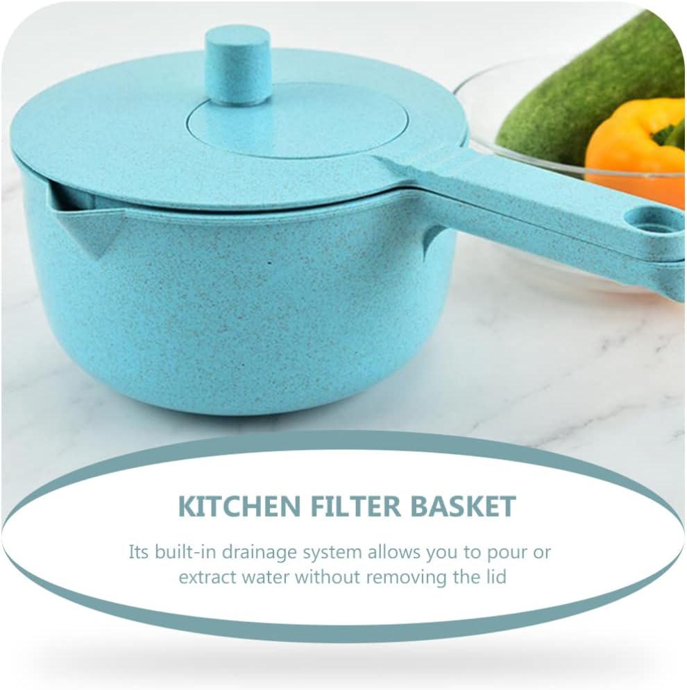 SOLUSTRE Kitchen Manual Vegetable Quick Draining Basket for Salad Fruits Veggies Efficient Water Removal for Home Catering Use