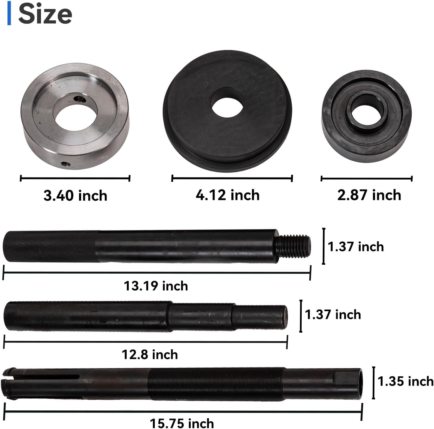 Gimbal Bearing Installer Engine Alignment Tool for Mercruiser Boat Alpha 1 MR Bravo OMC Cobra Volvo, Bearing Puller Installer