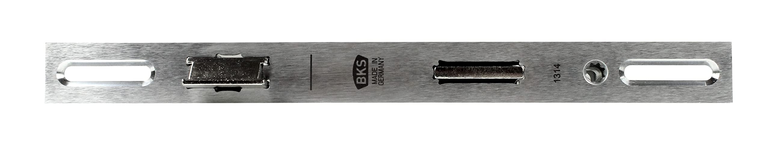 BKS Reparatur Rohrrahmenschloss | Rahmenschloß Dornmaß 25/30/35/40/45, Entfernung 92mm, Edelstahl Stulp: 24 x 270mm mit 35mm Langloch, DIN Links/Rechts (Umstellbar) (Dornmaß: 30mm)