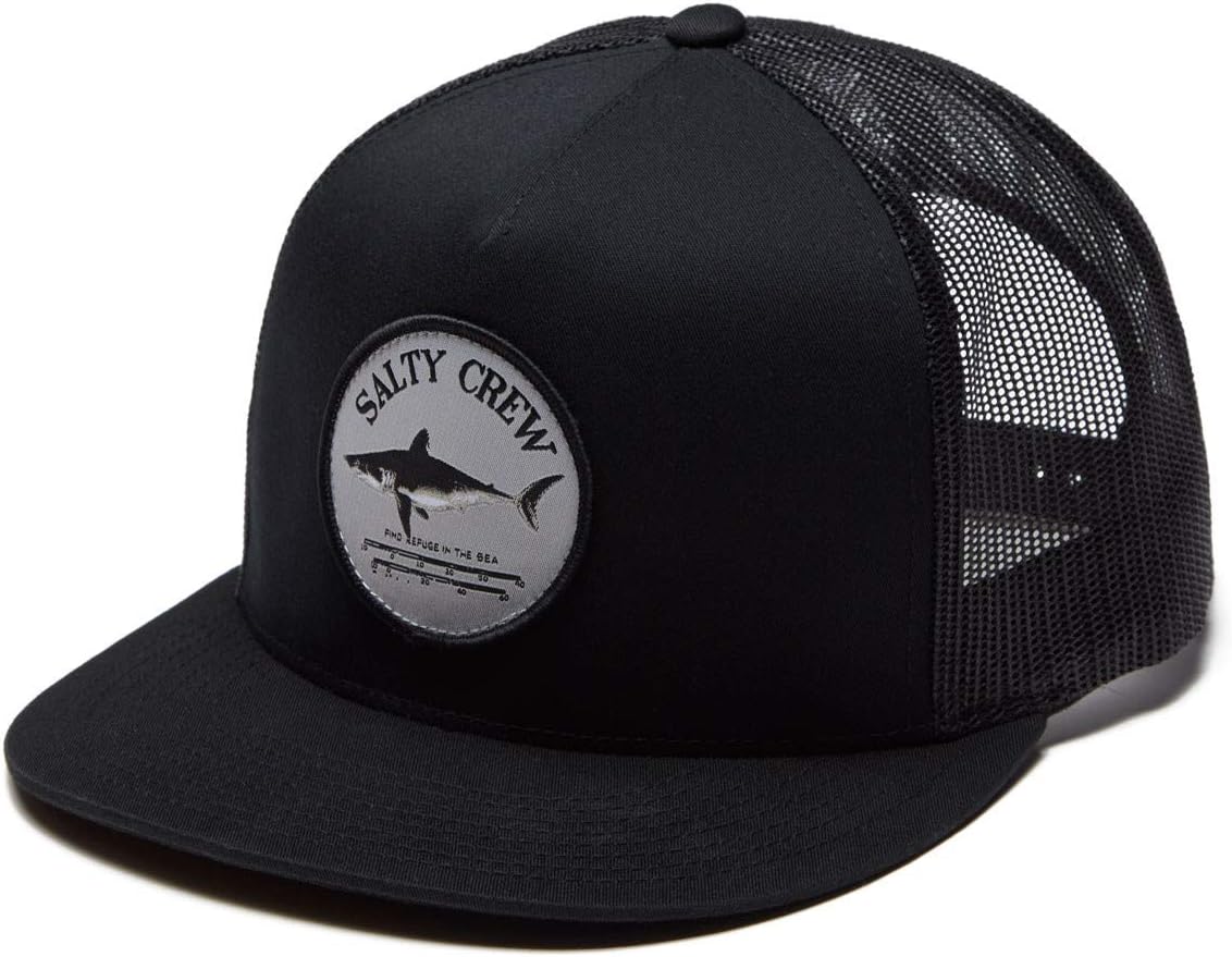 Shark Logo Retro Trucker Hat - Unisex Adjustable Baseball Hat for Adults - Premium Cotton
