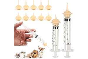 Silicone Kitten Nipples with Natural Pacifier for Nursing Puppies