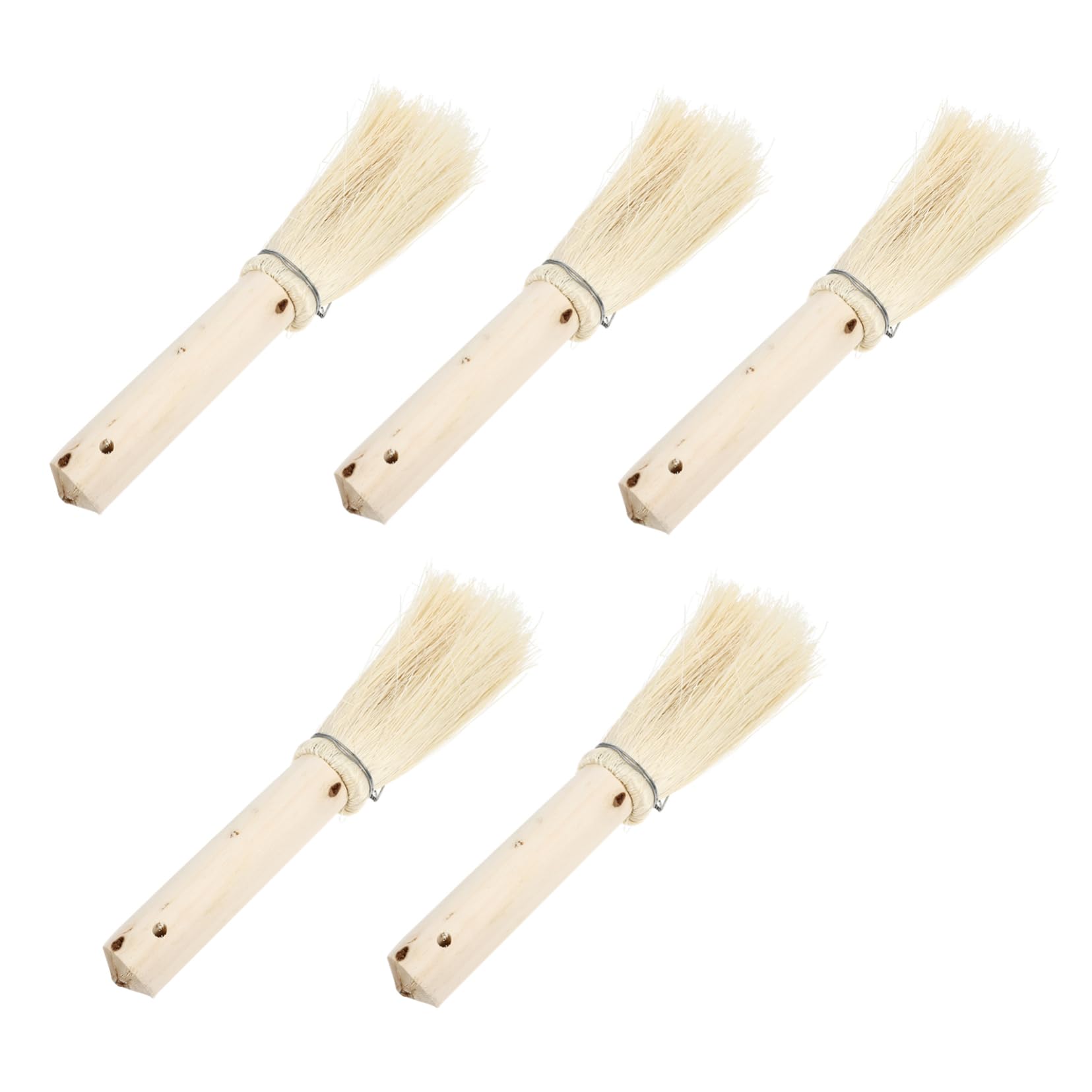 EXAOMBLE 5pcs Kitchen Pot Brush Set Dish Scrubber Coconut Fiber Dish Brush Pot Cleaning Tools Cleaner for Home