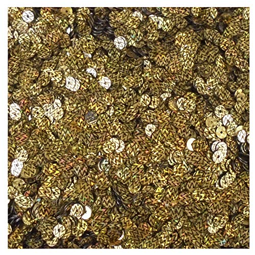 Image of eshoppee 5mm Golden Round Sequins Sitara | 200 gm
