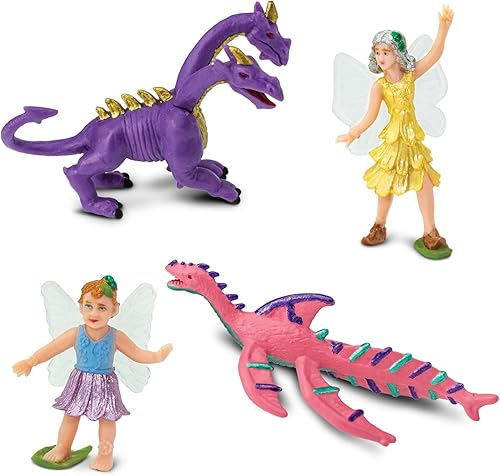 Miniatura 6 de Safari Ltd. Figuras de Super Toob de hadas y dragones, figuras detalladas de plástico en miniatura, juego de juguetes de fantasía para niños, niñas