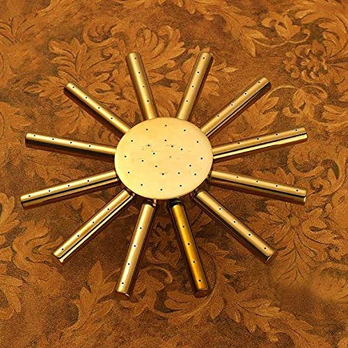 Mélangeur baignoire laiton antique douche rotative
