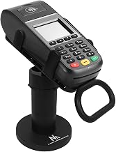 Maclean MC-819 Kartenterminal-Halterung für POS-Geräte | 90° drehbar, Neigungsverstellung +45° bis -45°, verstellbare Breite, mit Kabelmanagement, Tischmontage | EC-Terminal Tischhalterung