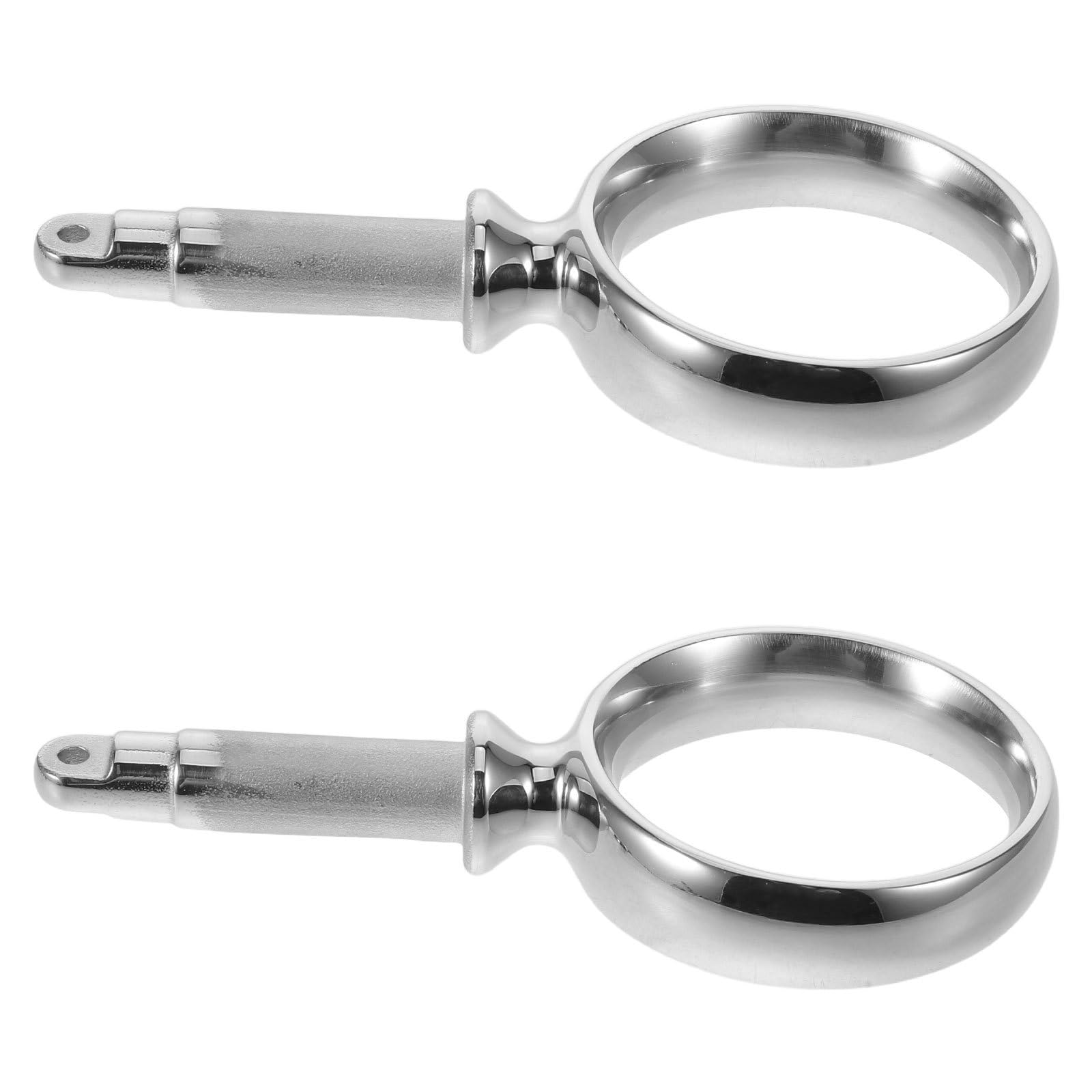 Alipis 2 Stück Paddelhalter aus Edelstahl 50mm Kaliber Ringförmige Ruderdollenhalterung für Wassersport und Marine Sichere Befestigung und Verbesserte Stabilität für Boots und