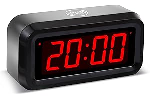Travel Clocks Battery Operated with Light Up Display